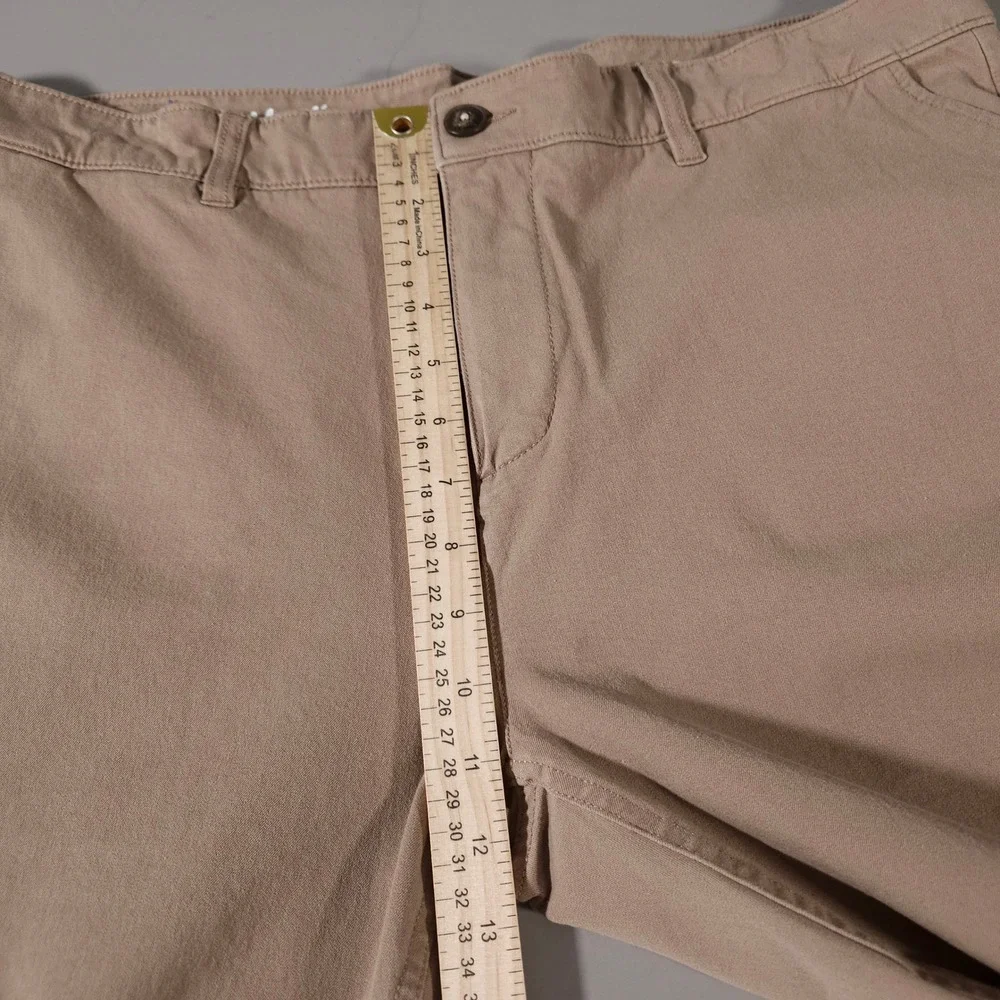 Mugsy Belmonts Chinos Mens 40x30 Tan Stretch‎ Cotton Rayon Spandex Pants